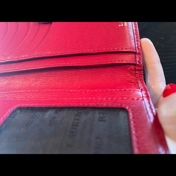 Red Ralph Lauren wallet - Picture 7 of 10